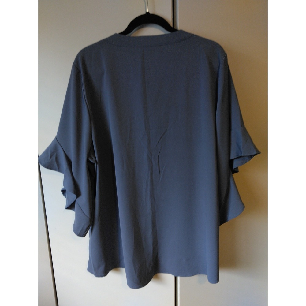 Bloomchic Women's  Elegant Tunic Top Size 18 - 20 Flared Sleeve Romantic Office - Picture 3 of 9